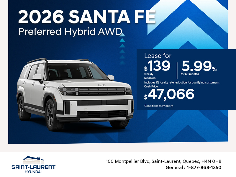 Get the 2026 Hyundai Santa Fe Hybrid