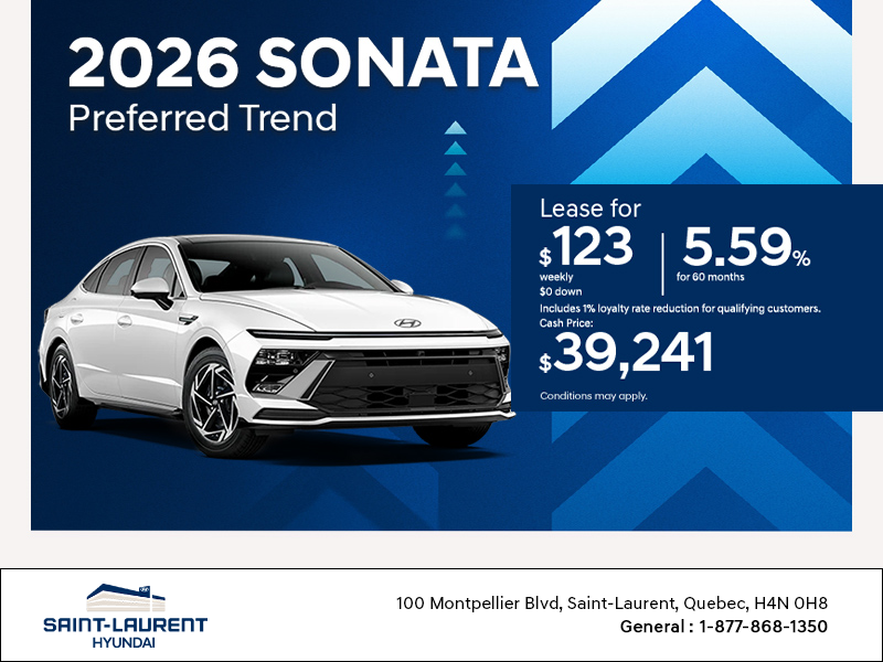 Get the 2026 Hyundai Sonata