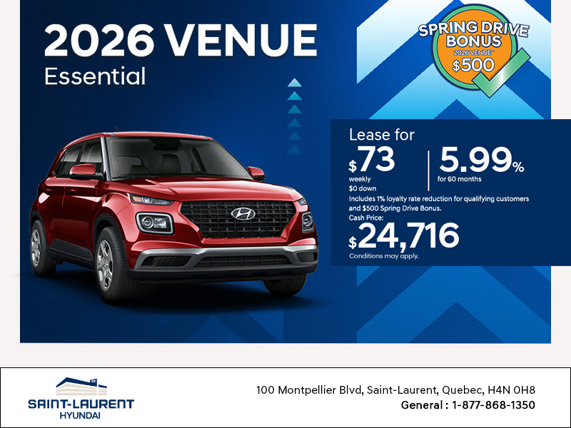 Get the 2026 Hyundai Venue