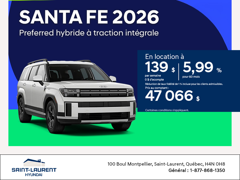 Hyundai Santa Fe Hybrid 2026