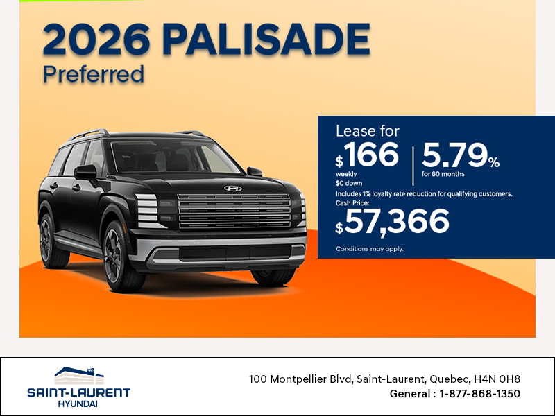 2026 Hyundai Palisade