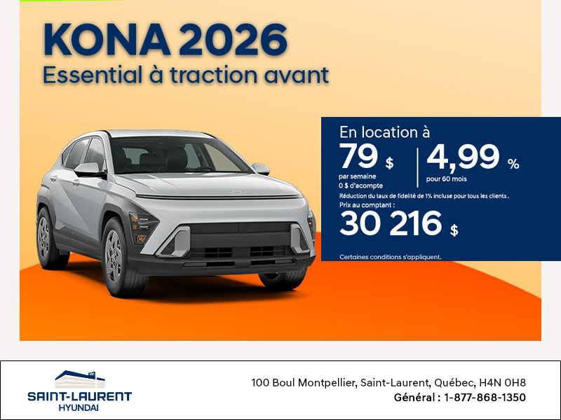 Hyundai Kona 2026