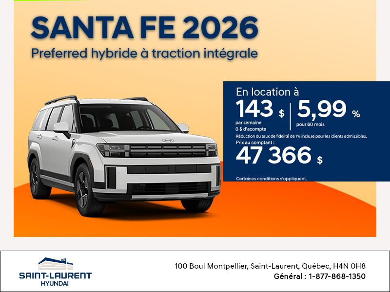 Hyundai Santa Fe Hybrid 2026