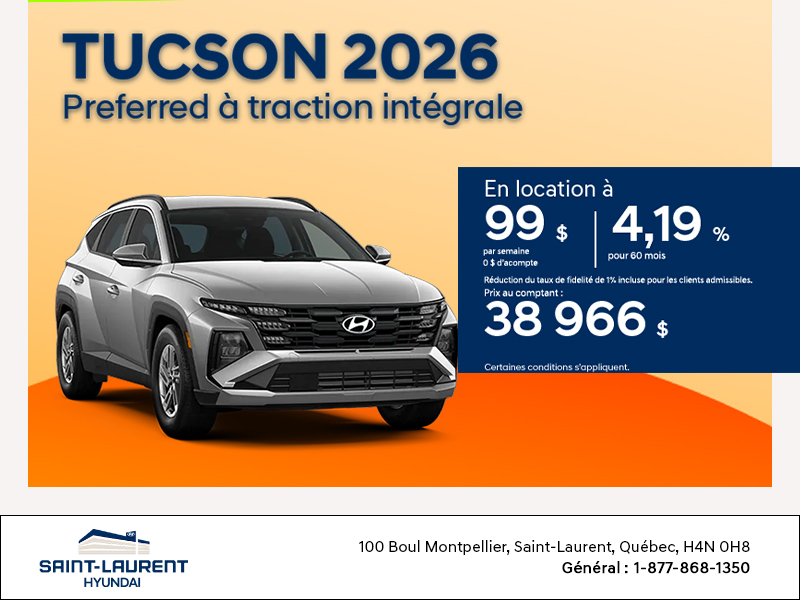 Hyundai Tucson 2026