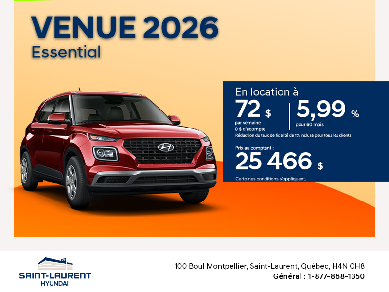 Hyundai Venue 2026