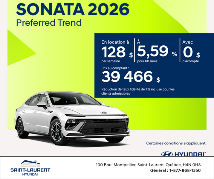 Hyundai Sonata 2026