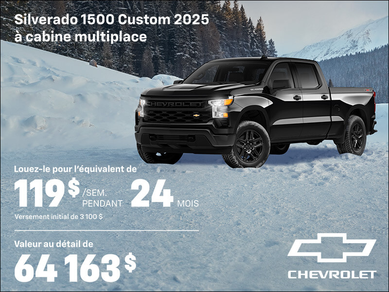 Procurez-vous le Chevrolet Silverado 1500 2024