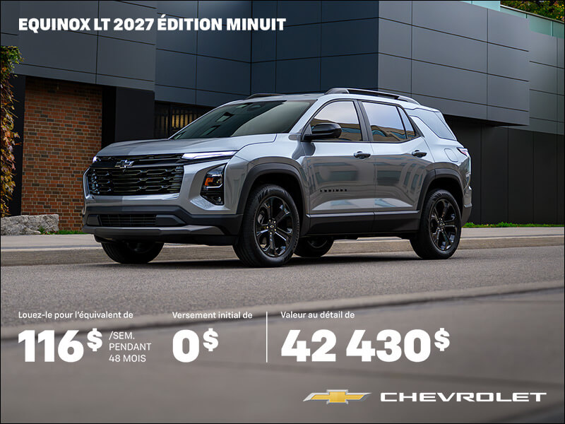 Procurez-vous le Chevrolet Equinox  2027