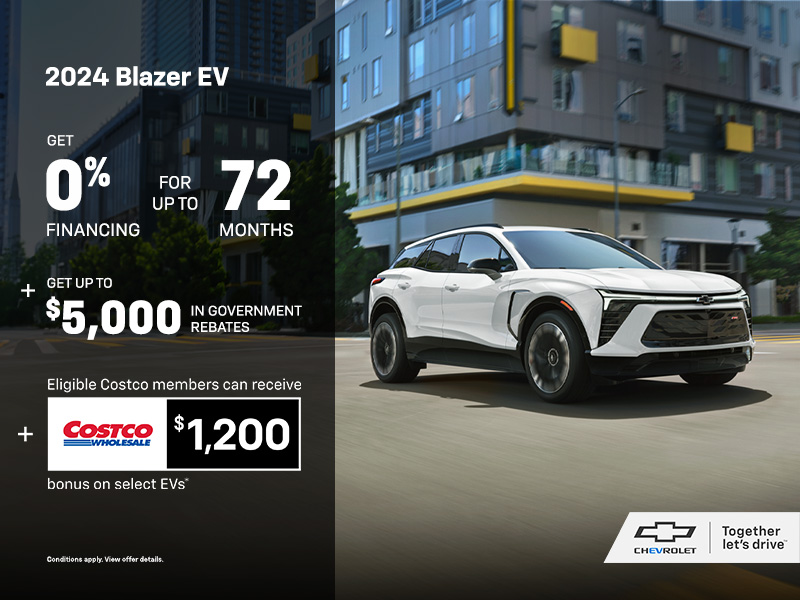 Get the 2024 Chevrolet Blazer EV