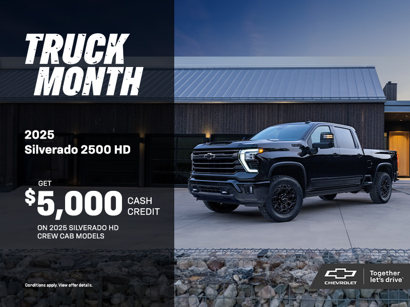 The 2025 Chevrolet Silverado 2500 HD