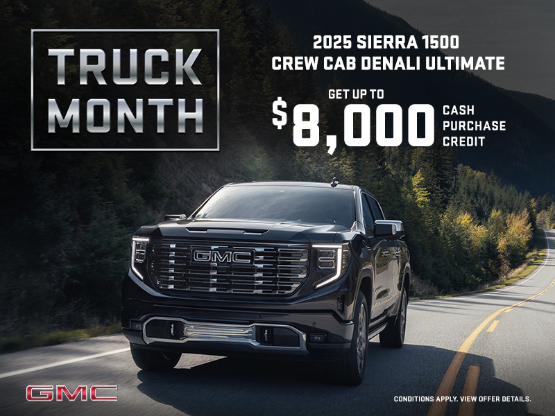 The 2025 GMC Sierra 1500 Crew Cab Denali Ultimate