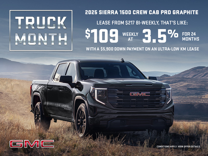 The 2025 GMC Sierra 1500 Crew Cab Pro Graphite