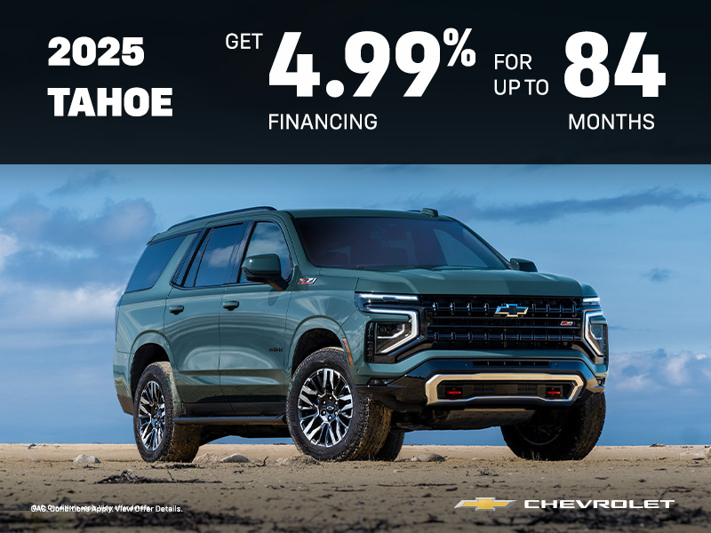 Get the 2025 Chevrolet Tahoe