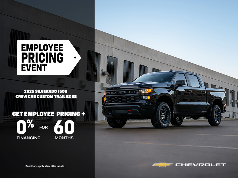 Get the 2025 Silverado 1500 Crew Cab