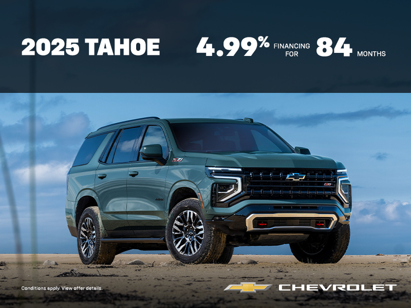 Get the 2025 Chevrolet Tahoe