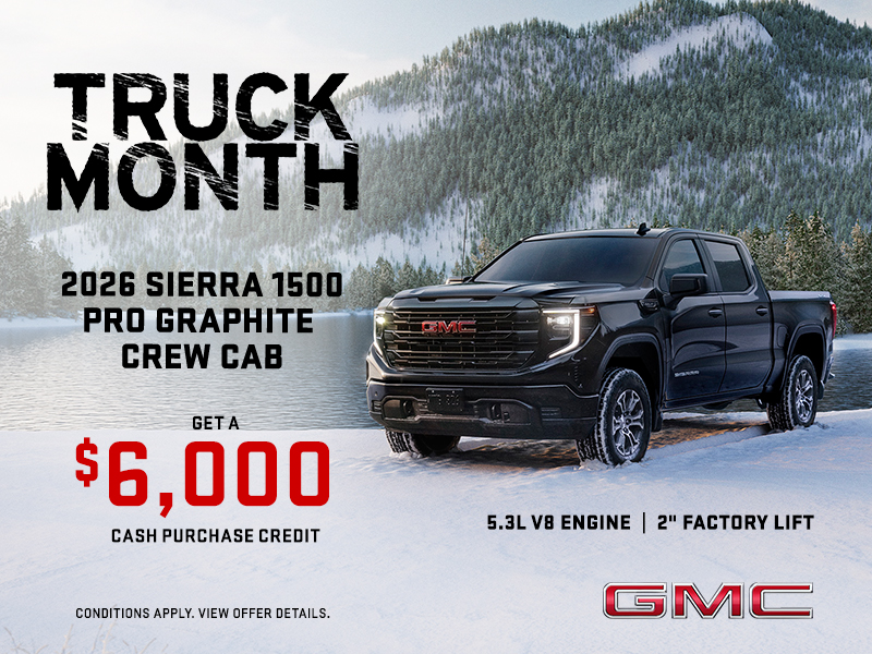 The 2026 GMC Sierra 1500 Pro Graphite
