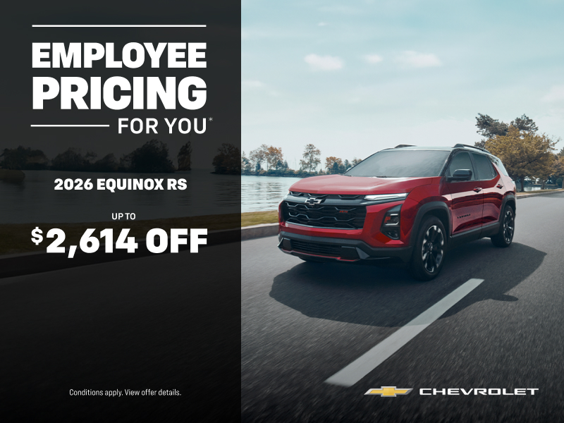 Get the 2026 Chevrolet Equinox RS