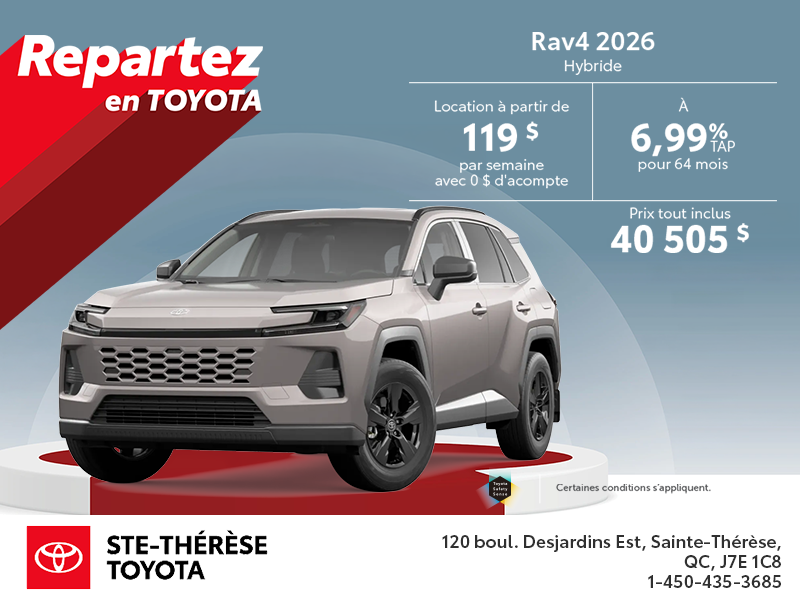 Toyota RAV4 Hybrid 2026