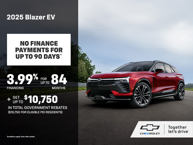 Get the 2025 Chevrolet Blazer EV