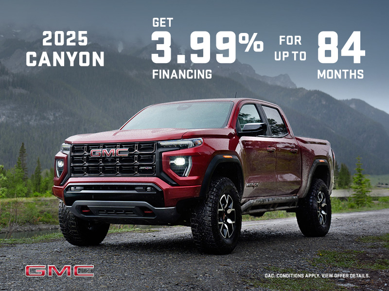 The 2025 GMC Canyon
