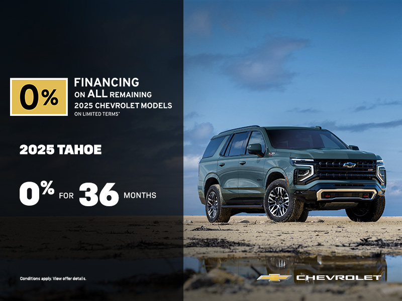 Get the 2025 Chevrolet Tahoe