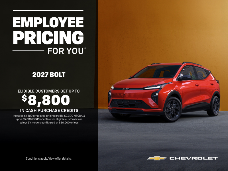 Get the 2027 Chevrolet Bolt RS