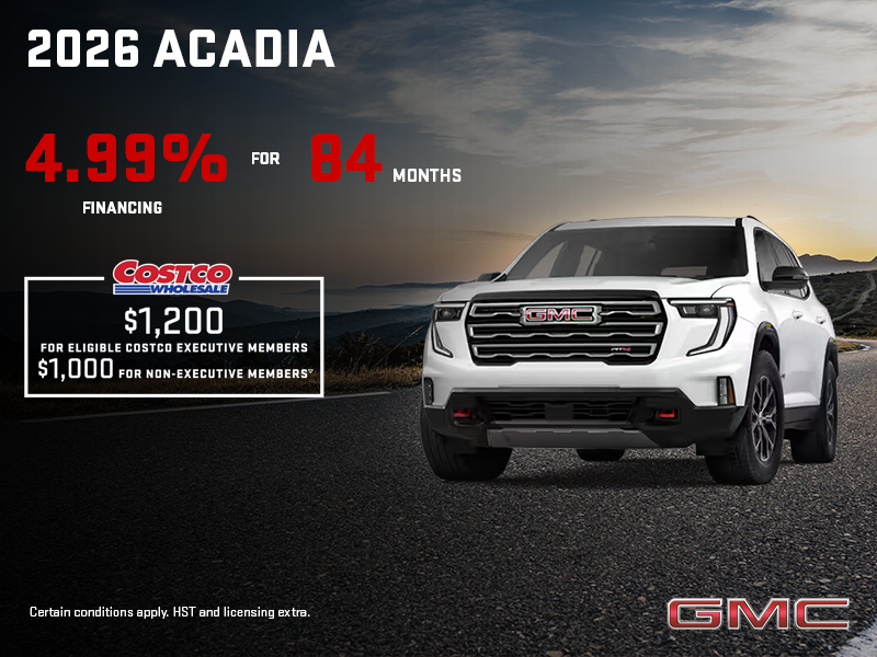 The 2026 GMC Acadia