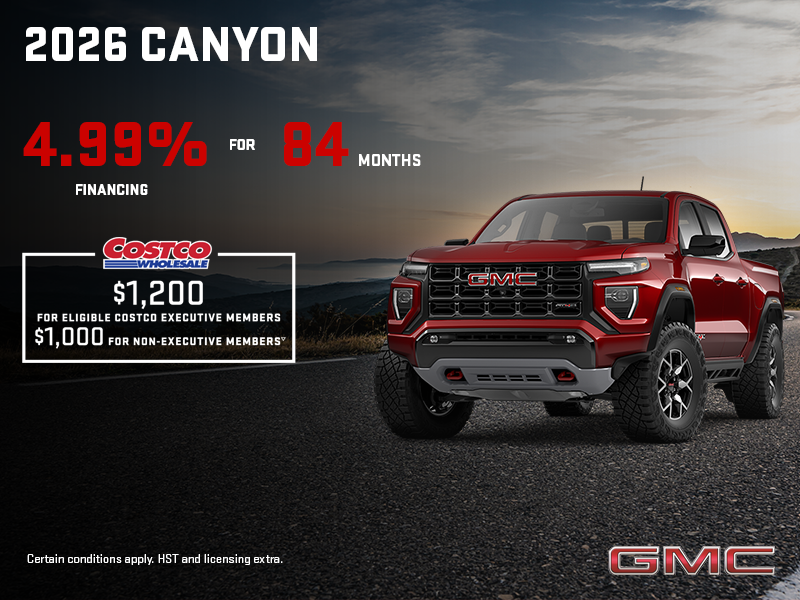The 2026 GMC Canyon
