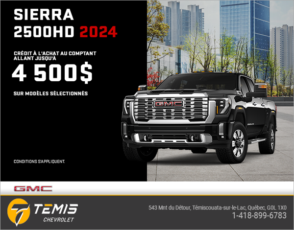 Le GMC Sierra 2500HD 2024