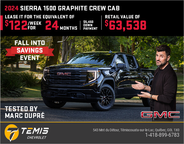 The 2024 GMC Sierra 1500 Graphite