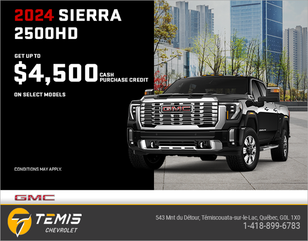 The 2024 GMC Sierra 25000HD