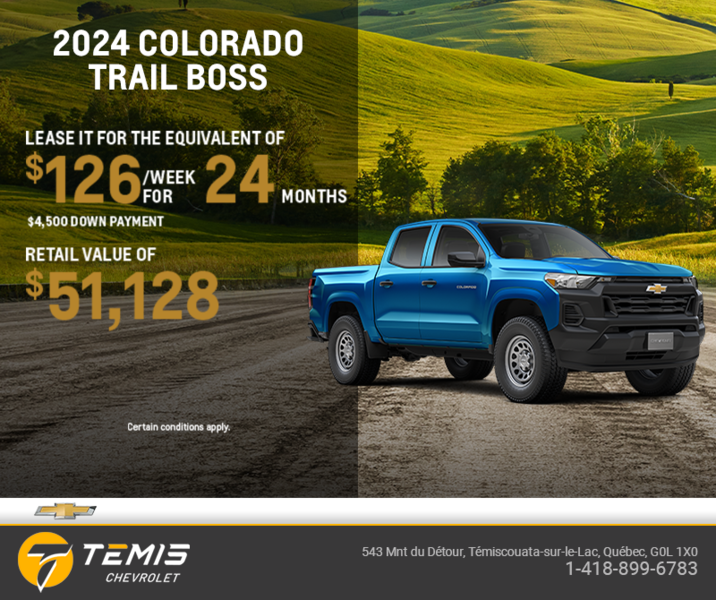 Get the 2024 Chevrolet Colorado