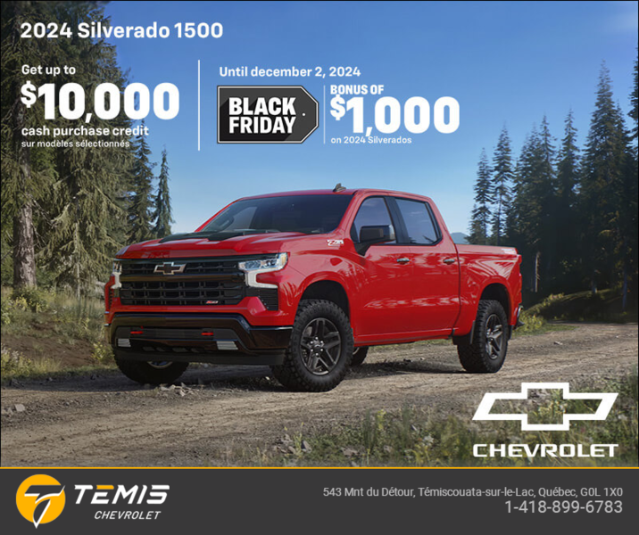 Get the 2024 Chevrolet Silverado 1500