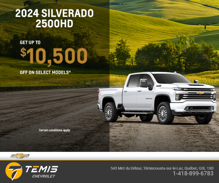 Get the 2024 Chevrolet Silverado 2500HD