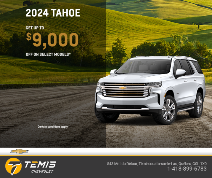 Get the 2024 Chevrolet Tahoe