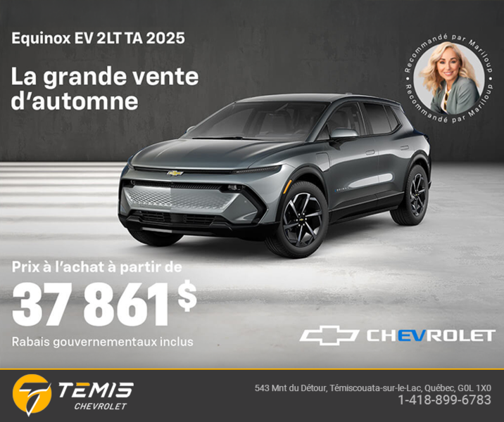 Procurez-vous le Chevrolet Equinox EV 2025