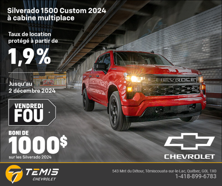 Procurez-vous le Chevrolet Silverado 1500 2024