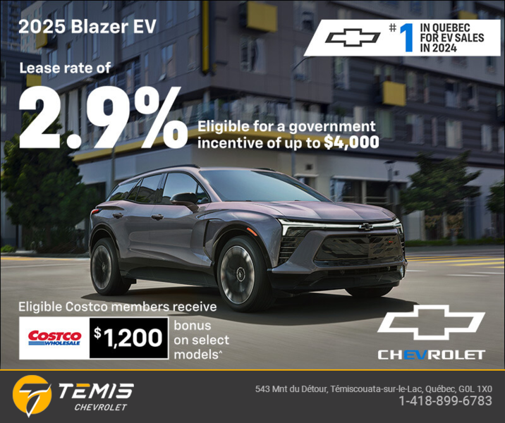 Get the 2025 Chevrolet Blazer EV