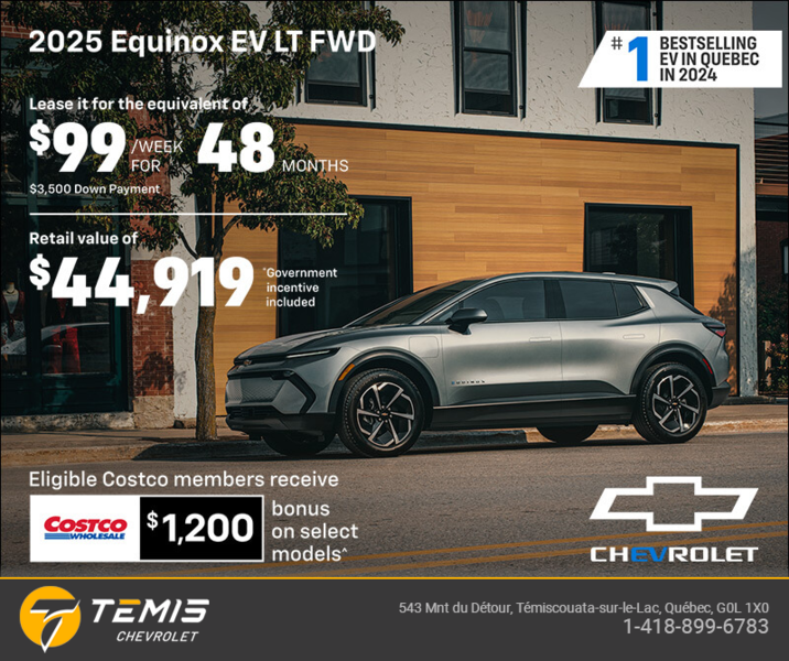 Get the 2025 Chevrolet Equinox EV