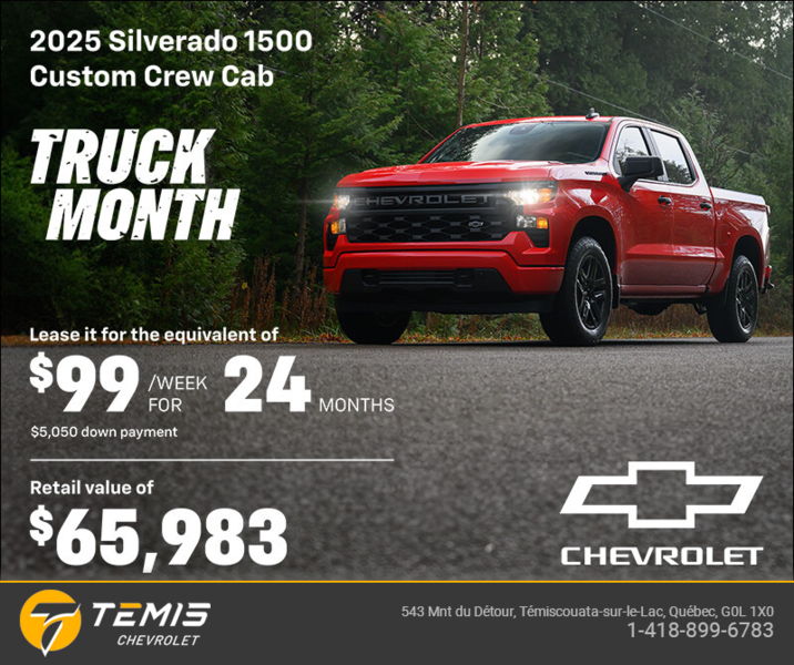 Get the 2025 Chevrolet Silverado 1500 Custom Crew Cab
