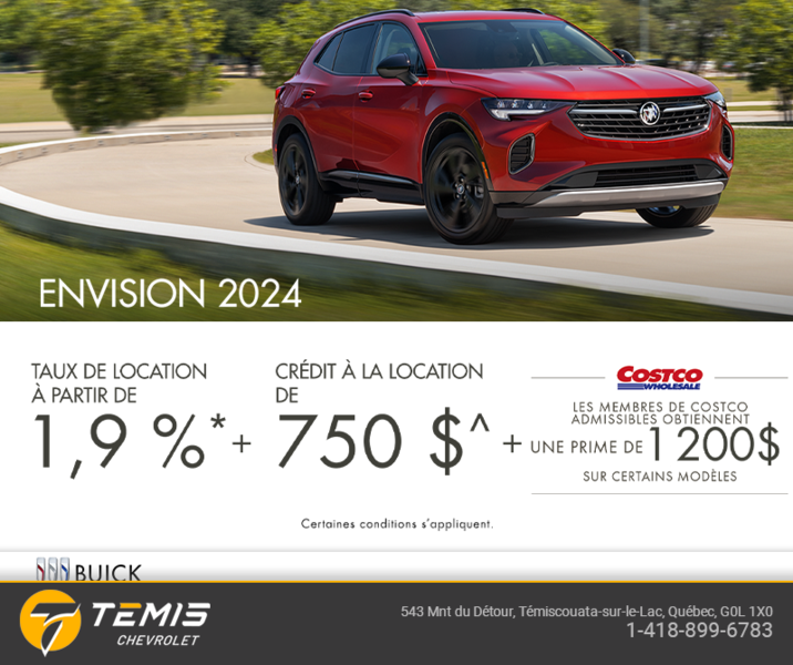 Procurez-vous la Buick Envision 2024