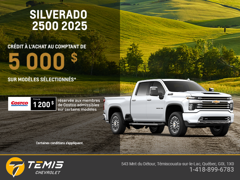 Procurez-vous le Chevrolet Silverado 2500 2025