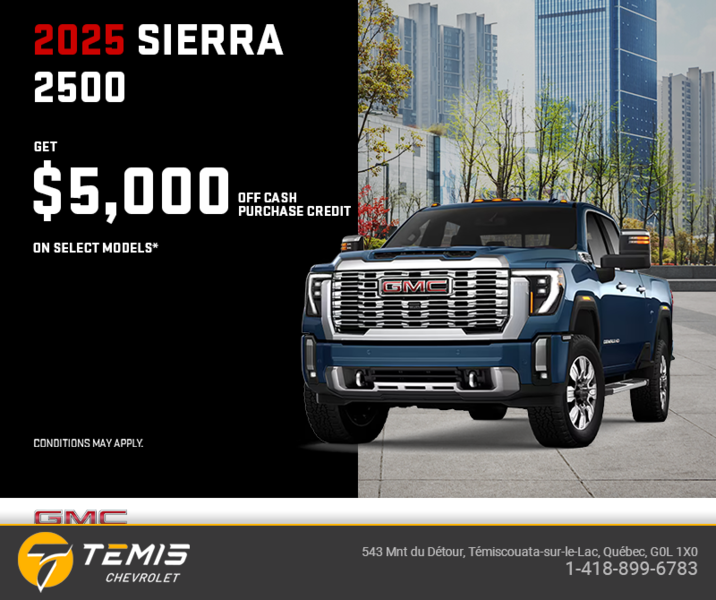 The 2025 GMC Sierra 2500