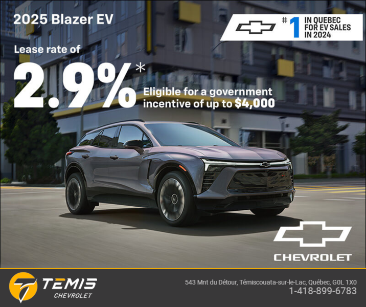 Get the 2025 Chevrolet Blazer EV