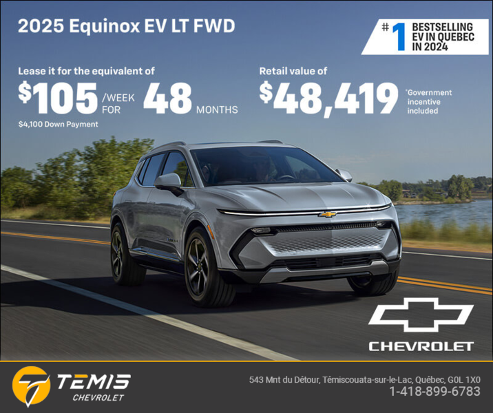 Get the 2025 Chevrolet Equinox EV
