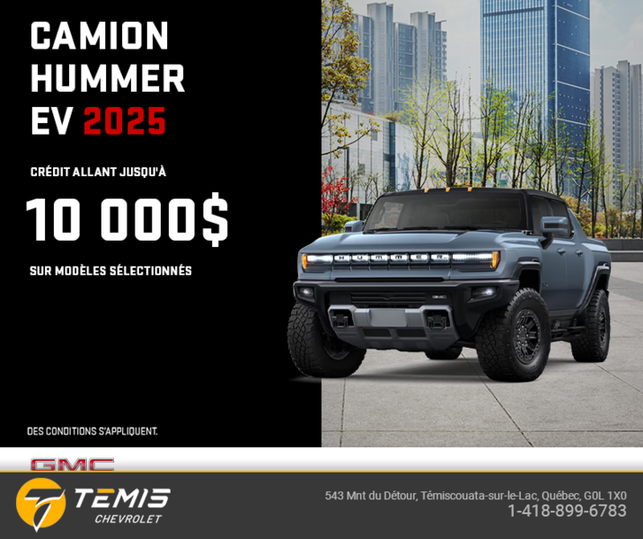 Le GMC Camion Hummer EV 2025