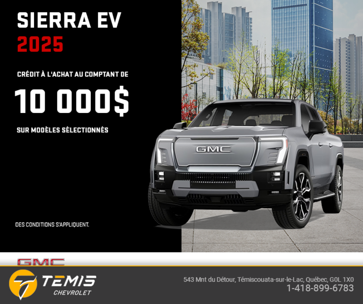 Le GMC Sierra EV 2025