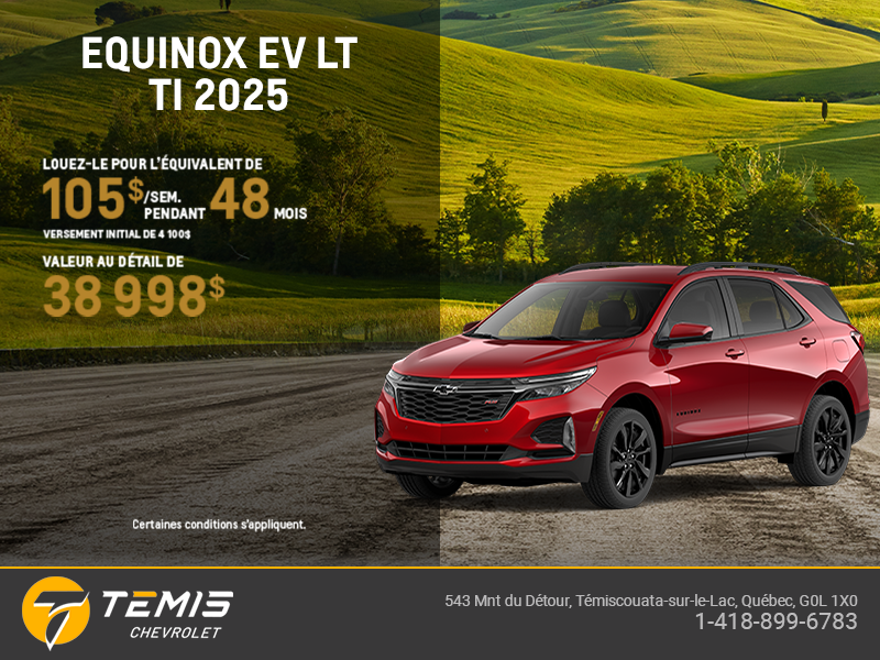 Procurez-vous le Chevrolet Equinox LT TI 2025