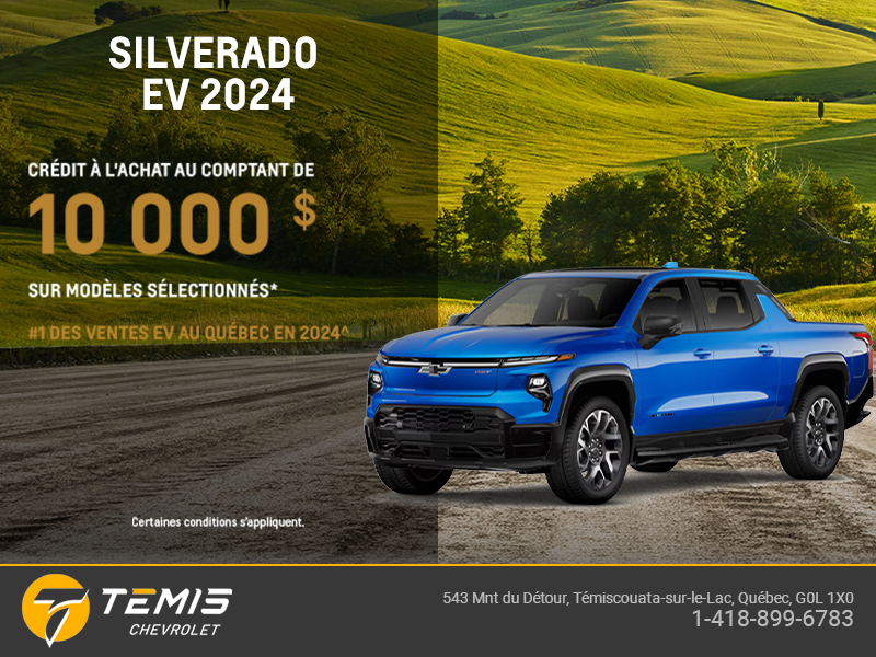 Procurez-vous le Chevrolet Silverado EV 2024