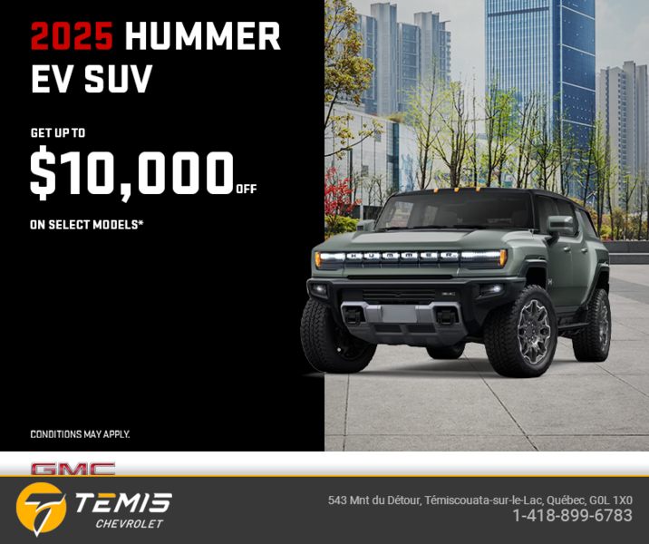 The 2025 GMC Hummer EV SUV